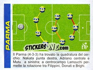 Sticker Schema - Calciatori 2002-2003 - Panini