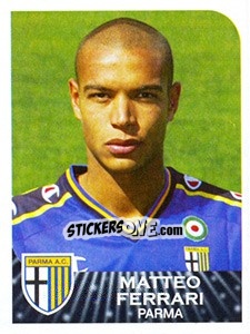 Sticker Matteo Ferrari - Calciatori 2002-2003 n. 284 - Panini