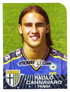 Cromo Paolo Cannavaro - Calciatori 2002-2003 - Panini