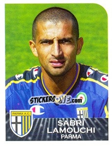 Sticker Sabri Lamouchi - Calciatori 2002-2003 - Panini