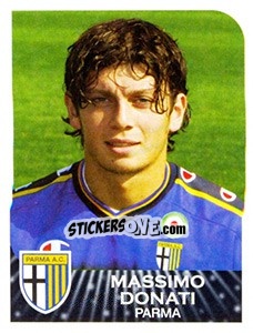 Sticker Massimo Donati - Calciatori 2002-2003 n. 295 - Panini