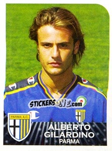 Sticker Alberto Gilardino - Calciatori 2002-2003 n. 296 - Panini