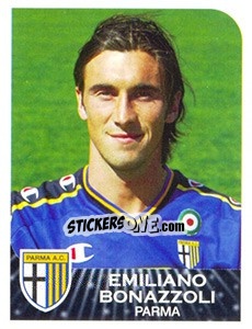Figurina Emiliano Bonazzoli - Calciatori 2002-2003 - Panini