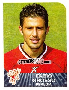 Sticker Fabio Grosso - Calciatori 2002-2003 n. 316 - Panini