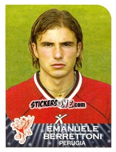 Sticker Emanuele Berrettoni - Calciatori 2002-2003 - Panini