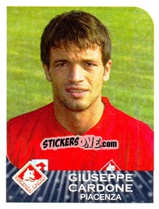 Cromo Giuseppe Cardone - Calciatori 2002-2003 - Panini