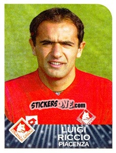 Figurina Luigi Riccio - Calciatori 2002-2003 - Panini