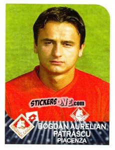 Figurina Bogdan Aurelian Patrascu - Calciatori 2002-2003 - Panini