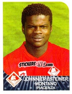 Cromo Johnnier Esteiner Montaño - Calciatori 2002-2003 - Panini