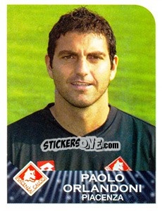 Figurina Paolo Orlandoni - Calciatori 2002-2003 - Panini