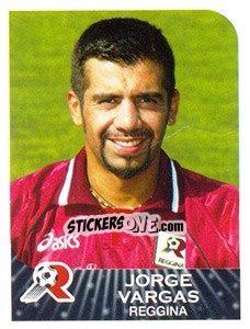 Figurina Jorge Vargas - Calciatori 2002-2003 - Panini