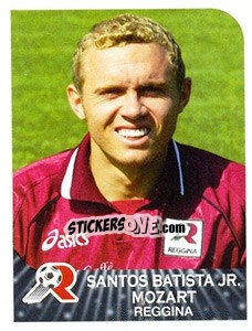 Sticker Santos Batista Jr. Mozart - Calciatori 2002-2003 - Panini