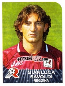 Figurina Gianluca Savoldi - Calciatori 2002-2003 - Panini
