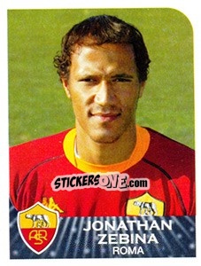 Sticker Jonathan Zebina - Calciatori 2002-2003 - Panini