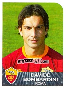 Sticker Davide Bombardini - Calciatori 2002-2003 - Panini