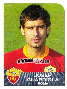 Sticker Josep Guardiola - Calciatori 2002-2003 n. 392 - Panini