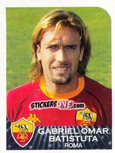 Figurina Gabriel Omar Batistuta - Calciatori 2002-2003 - Panini