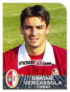 Sticker Simone Vergassola - Calciatori 2002-2003 - Panini