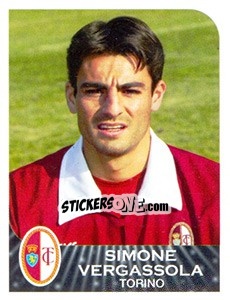 Sticker Simone Vergassola - Calciatori 2002-2003 n. 418 - Panini