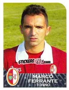 Sticker Marco Ferrante - Calciatori 2002-2003 n. 424 - Panini