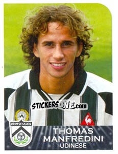Sticker Thomas Manfredini - Calciatori 2002-2003 - Panini