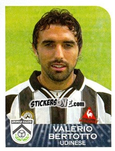 Sticker Valerio Bertotto - Calciatori 2002-2003 - Panini