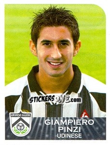 Sticker Giampiero Pinzi - Calciatori 2002-2003 - Panini