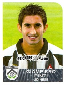 Sticker Giampiero Pinzi - Calciatori 2002-2003 n. 445 - Panini