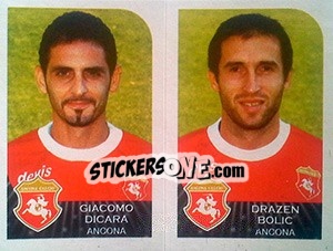 Sticker Giacomo Dicara / Drazen Bolic - Calciatori 2002-2003 - Panini