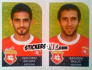 Sticker Giacomo Dicara / Drazen Bolic - Calciatori 2002-2003 n. 452 - Panini