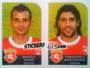 Sticker Daniele Daino / Francesco Montervino - Calciatori 2002-2003 - Panini