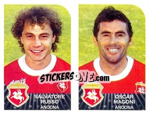 Sticker Salvatore Russo / Oscar Magoni - Calciatori 2002-2003 - Panini