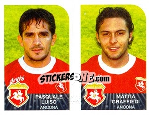 Sticker Pasquale Luiso / Mattia Graffiedi - Calciatori 2002-2003 n. 459 - Panini