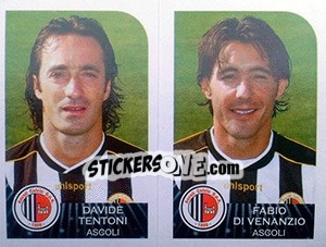 Sticker Davide Tentoni / Fabio Di Venanzio - Calciatori 2002-2003 n. 462 - Panini