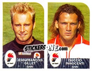 Sticker Jean François Gillet / Duccio Innocenti - Calciatori 2002-2003 n. 468 - Panini