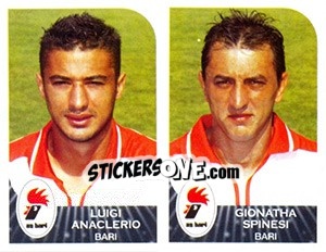 Sticker Luigi Anaclerio / Gionatha Spinesi - Calciatori 2002-2003 n. 476 - Panini