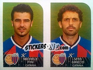 Sticker Michele Fini / Vito Grieco - Calciatori 2002-2003 n. 490 - Panini
