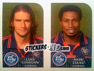 Cromo Luigi Consonni / Mark Edusei - Calciatori 2002-2003 - Panini