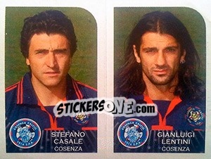 Cromo Stefano Casale / Gianluigi Lentini - Calciatori 2002-2003 - Panini