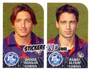 Figurina Davide Tedoldi / Fabio Alteri - Calciatori 2002-2003 - Panini