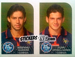 Figurina Stefano Guidoni / Filippo Antonelli Agomeri - Calciatori 2002-2003 - Panini