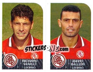 Sticker Richard Vanigli / David Balleri - Calciatori 2002-2003 - Panini