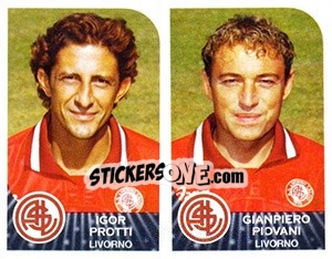 Cromo Igor Protti / Gianpietro Piovani - Calciatori 2002-2003 - Panini