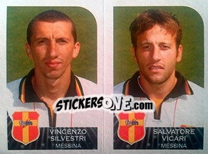 Sticker Vincenzo Silvestri / Salvatore Vicari - Calciatori 2002-2003 n. 533 - Panini