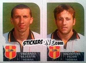 Sticker Vincenzo Silvestri / Salvatore Vicari - Calciatori 2002-2003 - Panini