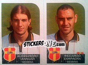Sticker Alessandro Iannuzzi / Riccardo Zampagna - Calciatori 2002-2003 n. 535 - Panini