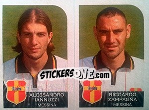 Sticker Alessandro Iannuzzi / Riccardo Zampagna - Calciatori 2002-2003 - Panini