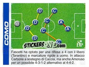 Cromo Schema - Calciatori 2002-2003 - Panini