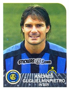 Sticker Andres Guglielminpietro - Calciatori 2002-2003 n. T33 - Panini