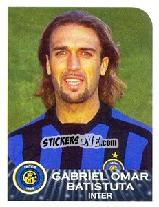 Sticker Gabriel Omar Batistuta - Calciatori 2002-2003 n. T34 - Panini